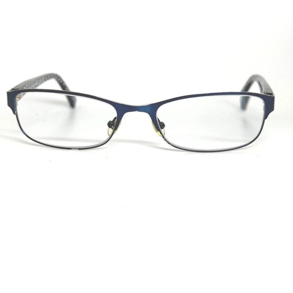 Kate Spade Ambrosette DA4 Blue Polka Dot Eyeglasses Frames 52 17 135 22097
